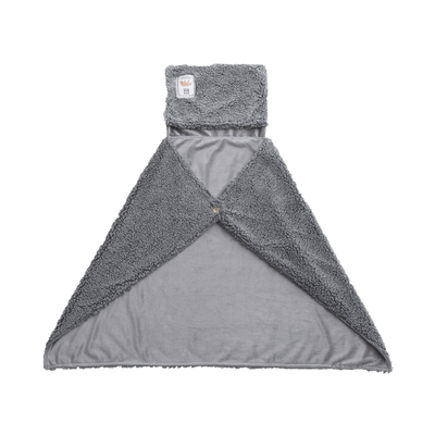 雕印舒棉绒多功能毯子