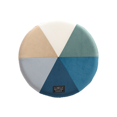 荷兰绒拼块低反弹圆垫