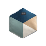 荷兰绒六边形几何抱枕