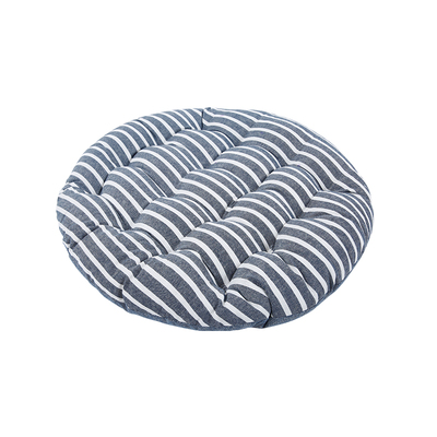 细条纹圆坐垫