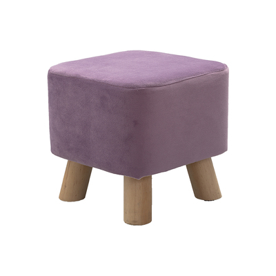 荷兰绒方形矮凳