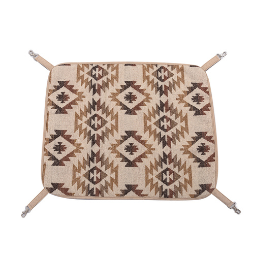 几何呢料宠物床