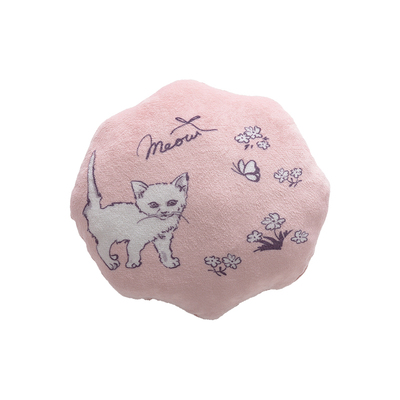 花型猫咪抱枕