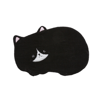 黑猫脚垫